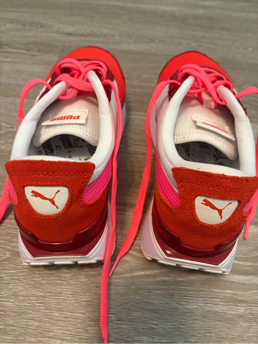 Puma Women’s Red & Pink Cruise Rider Platform Sneakers
